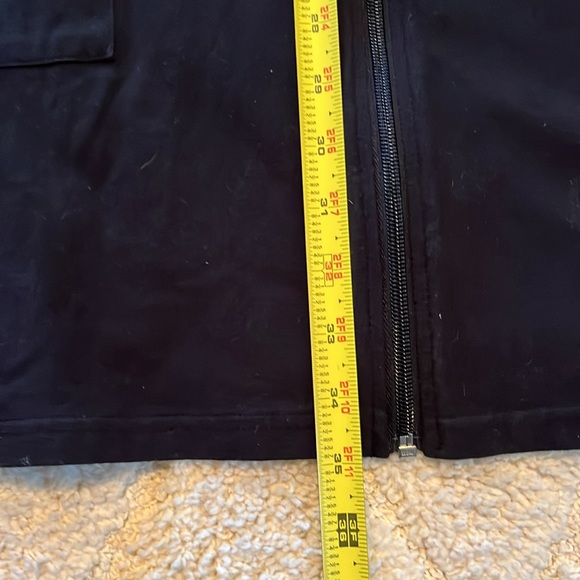 Denim & Company Beach coverup. Black. XL - Picture 3 of 4